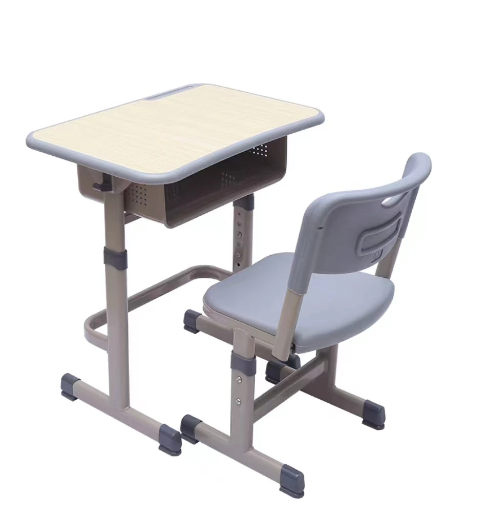 Ergonomic Kids Study Table and Chair with Wheels for Living Room Home Office and Warehouse for School