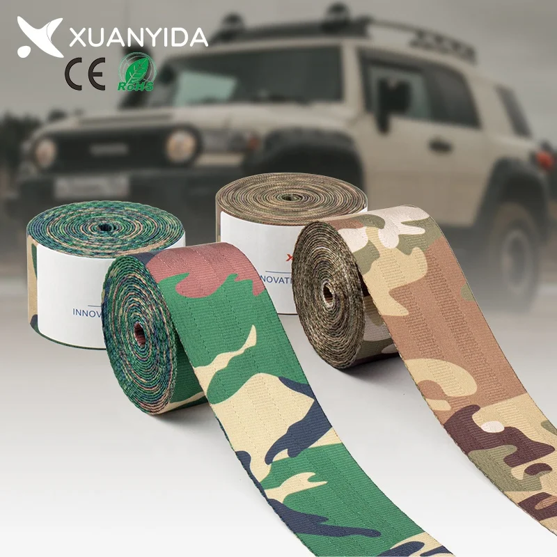 New arrival camouflage pattern racing car seat belts for jeep