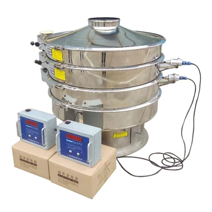 Stainless Steel Round Flour Vibrating Sifter, Spices Powder Sieve