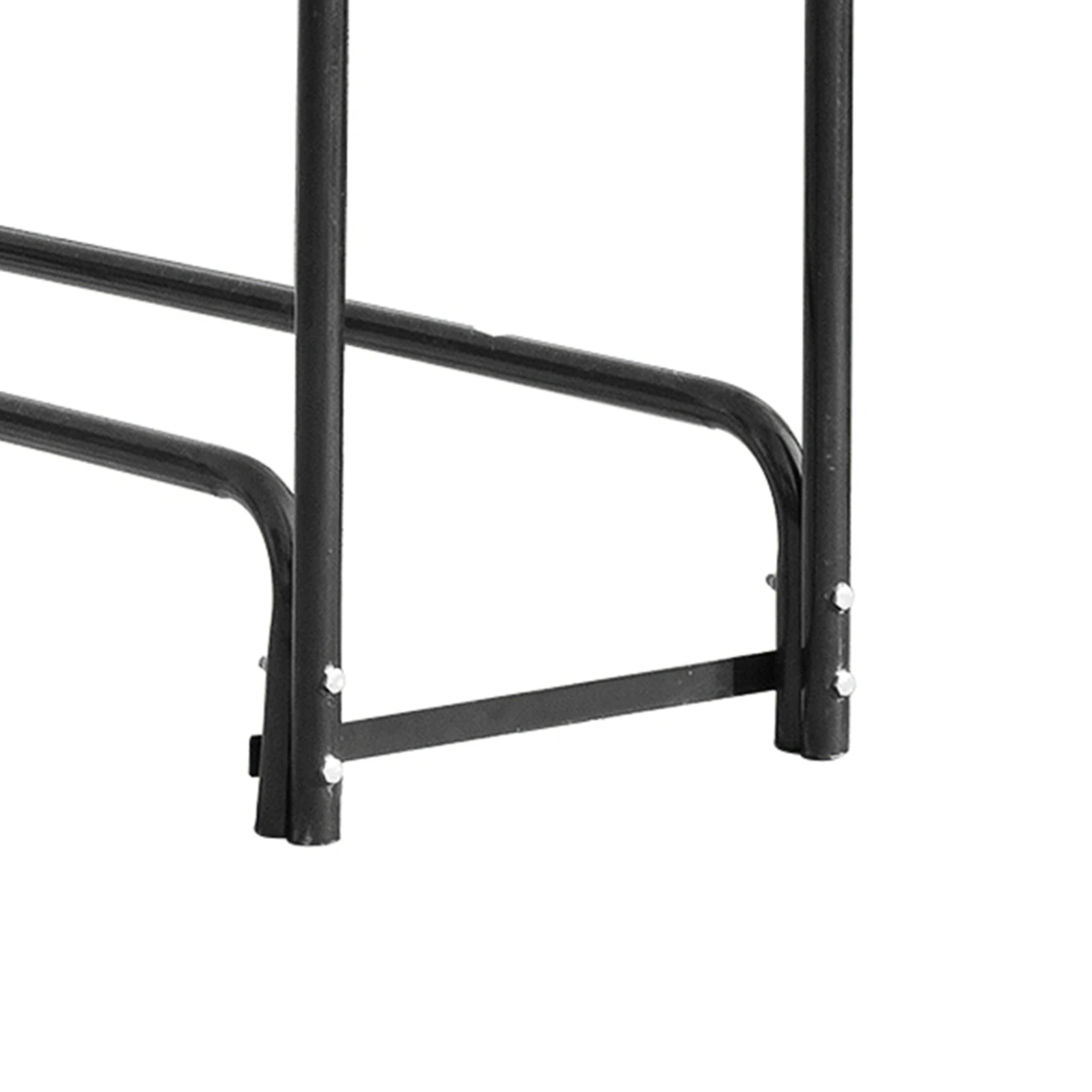 Upgraded Heavy Duty Adjustable Logs Stand Stacker Holder for Fireplace Lumber Storage Carrier Organizer Outdoor Firewood Rack
