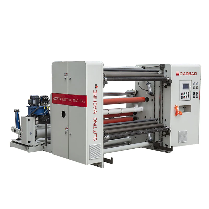 2021 высокопроизводительный скользящий вал Ellophane Bopp машина для продольной резки