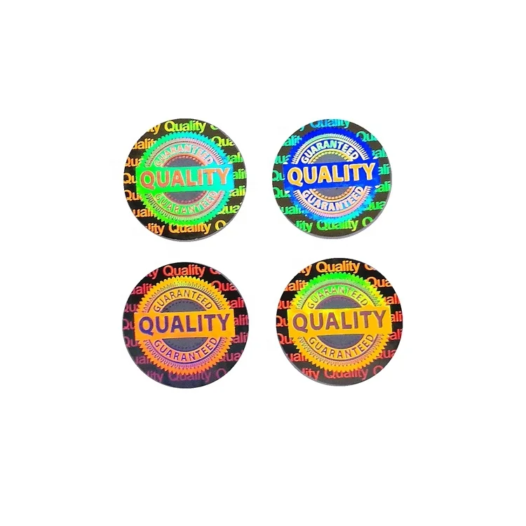 Custom Design Anti-counterfeiting Holographic Label 3D Hologram Sticker Printing