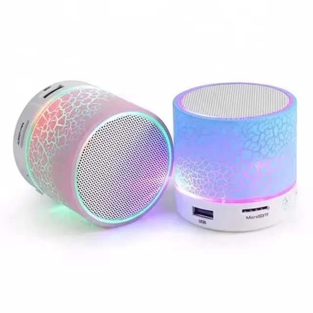 Factory Price Portable Mini Led Light Smart Wireless Blue tooth Speakers S10 With Fm Radio