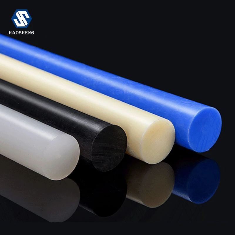 Китайский белый черный нейлоновый стержень Pa6 Pa66 PTFE HDPE PEEK PP MC Нейлон PA66 100% PTFE/HDPE круглый