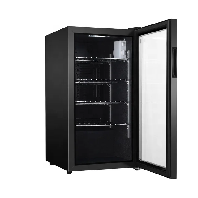 90L Compressor freestanding  Fridge Mini Bar/Beverage Cooler/ Display fridge/Drinks Cooler