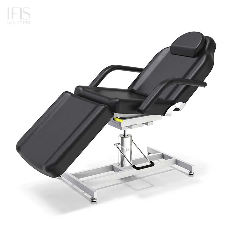IFIS Katia-B20 Factory Custom Adjust Multi-function Professional Luxury Hydraulic Reclining Beauty Table Beauty Bed Facial Bed
