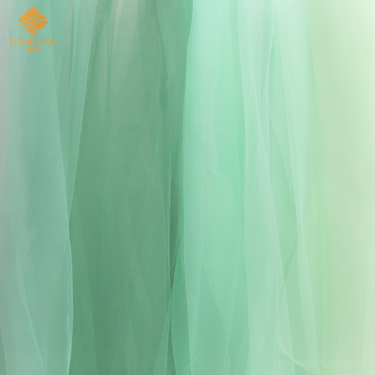 Polyester green Mesh Net Ins decoration tutu dress soft Tulle Light Green mesh tulle net