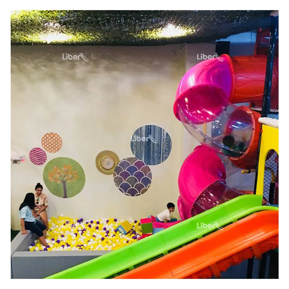 China Indoor Amusement Park Equipment Custom Design Kids Fun Commercial Indoor Slide Children Playground Maze Mall Supplier