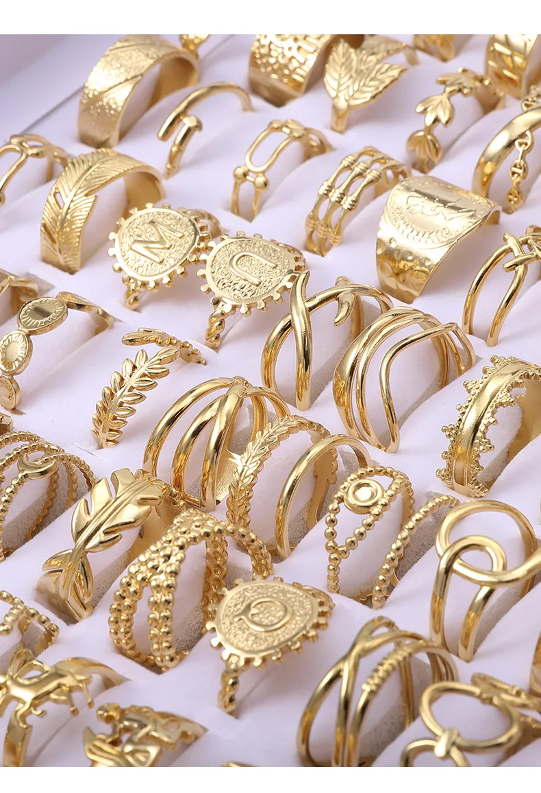 Stainless steel Ring women men adjustable size Titanium steel  finger ring Factory direct sales mixed models wholesale  jewelry