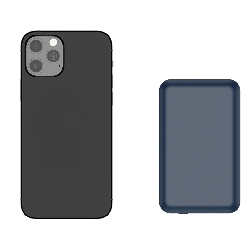 
5000 mAh Magnetic Power Bank PD15W Battery Pack Fast Wireless USB C Charger For iPhone 12 Series Wireless Mobile Phone 