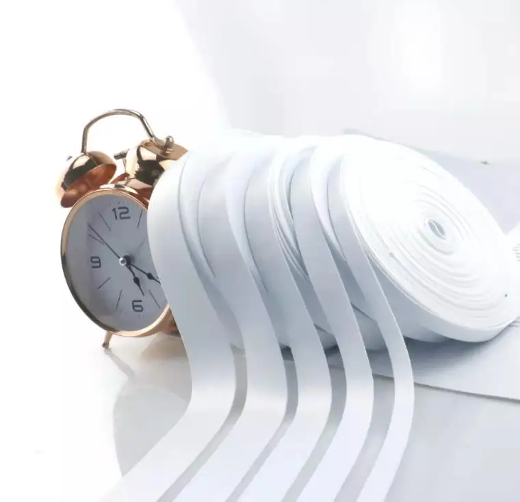 White lanyard rolls polyester webbing raw material fabric sublimation printing satin ribbon 10mm/12mm/15mm/20mm/25mm
