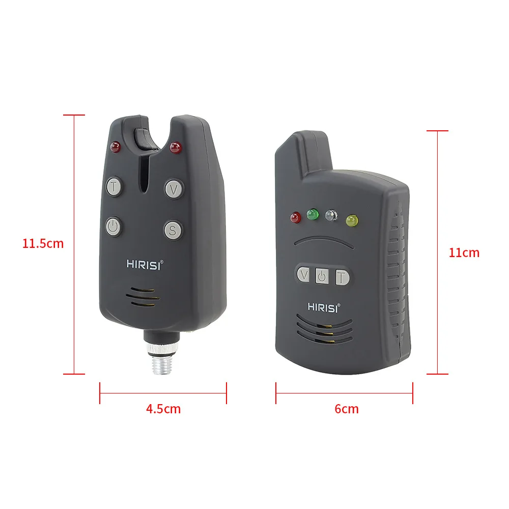 Electronic Fishing Wireless Alarm Set Continental Bite Alarm Set Carp Fishing with LED