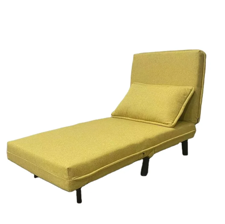 OEM manufacturer hot selling modern fancy home furniture cheap price convertible flexible lazy single seat size folding sofa bed