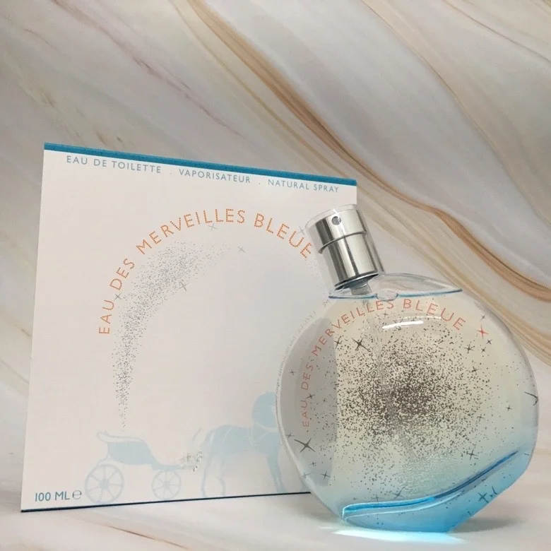 100ML S+ Quality Version C0py Eau Des Merveilles Bleue Coffret Eau De Toilette Spray Womens