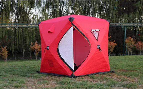 portable  Pop Up Outdoor sauna tent Square hiking insulated camping ice cube winter fishing tent