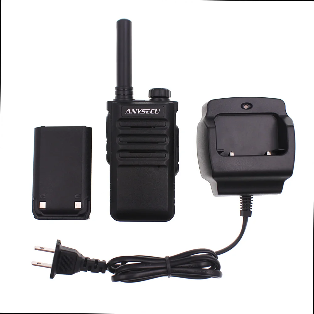 Anysecu AC-339 mini radio RealPtt Communication Function Belt Clip smart Walkie Talkie Uhf Frequency 400-470 MHz