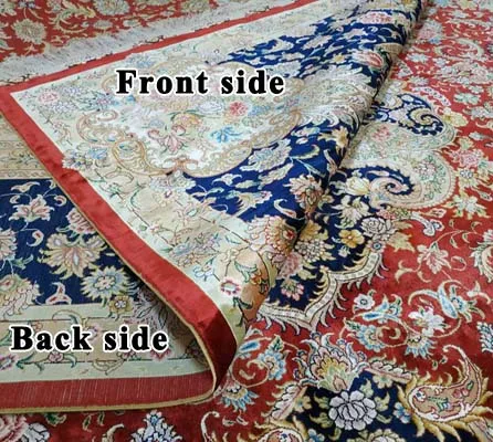 4 x 6ft Hand Knotted Turkish Silk Rug for Sale Handmade Rugs All-over Design for Parlor Bedroom