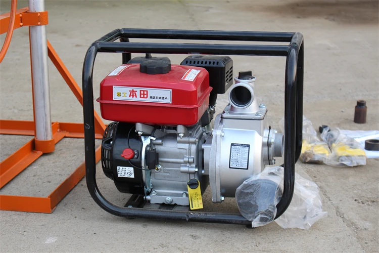 Hot Selling Water Well Exploration Mobile Borehole Pneumatic Drilling Rig Machine