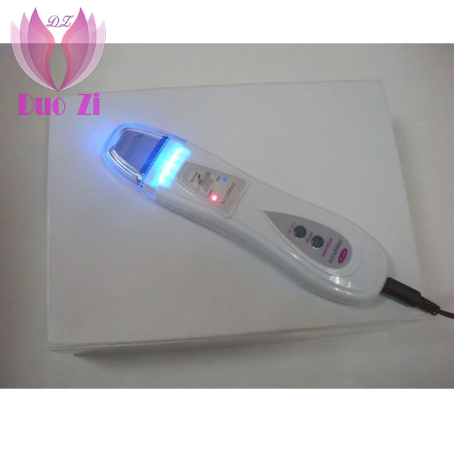 DUOZI M-168 Professional Photon Red Blue Light Skin Scrubber Spatula Ultrasonic Facial Ion Deep Cleaning Skin Scrubber