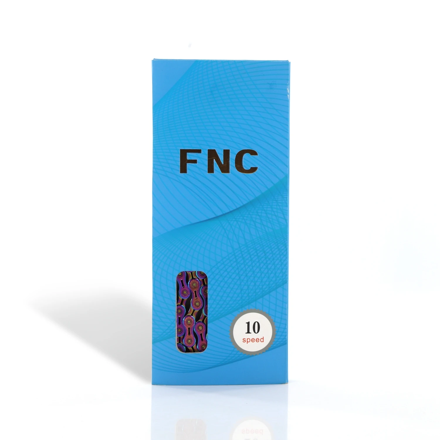 High quality FNC 10 speed rainbow rust proof stainless steel  hollow road mountain bike chain