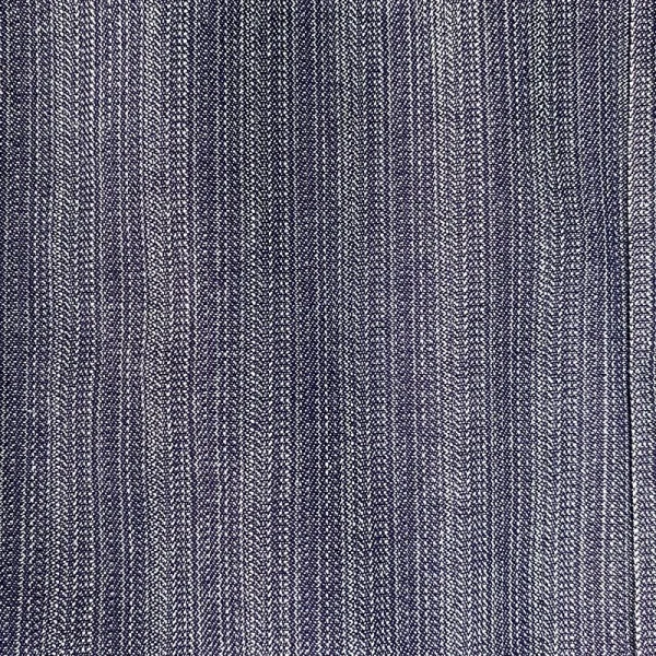 Black, White and Blue No-wash Yarn-dyed Striped Denim Cotton Polyester Woven Denim Fabric