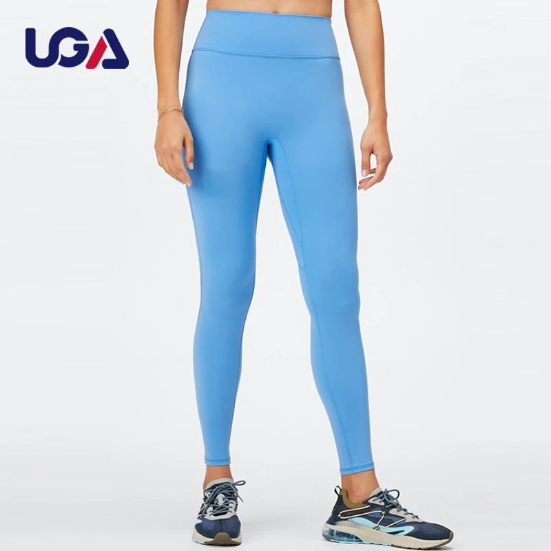 Nylon 4 Way Stretch Butt Lift Workout Yoga Pants With Pocket High Waist Sports Legging Fitness Yoga Legging