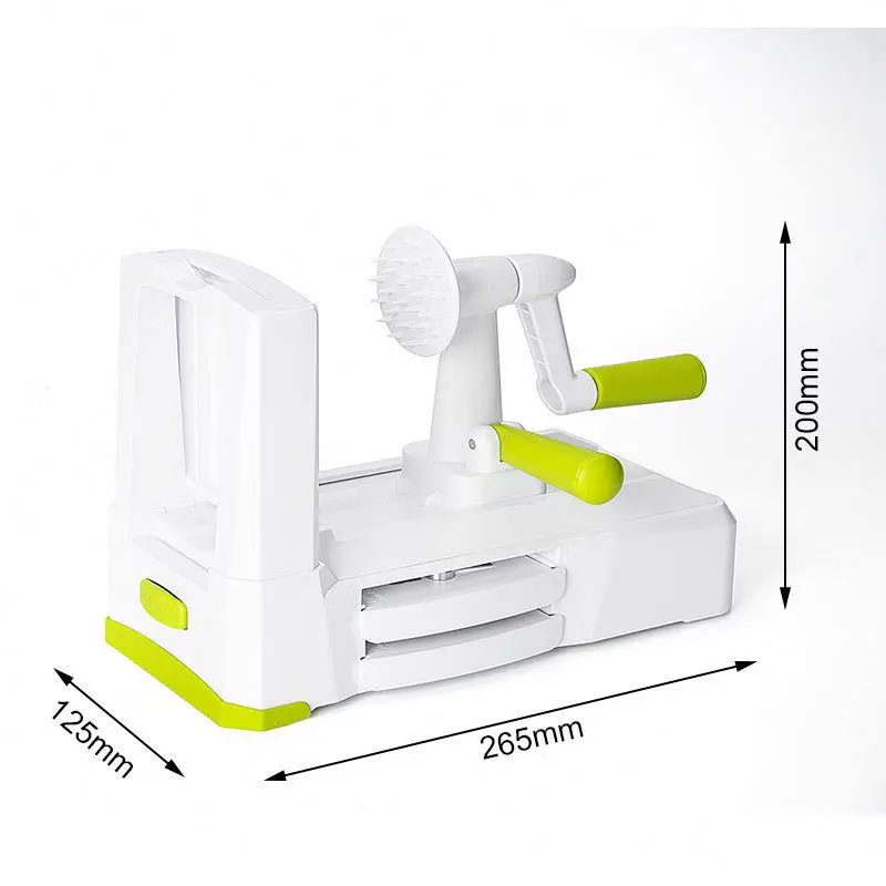 New Popular Zucchini Pasta Noodle Spaghetti Maker Spiral Vegetable Slicer, Vegetable Spiralizer Cutter Carrot Slicer