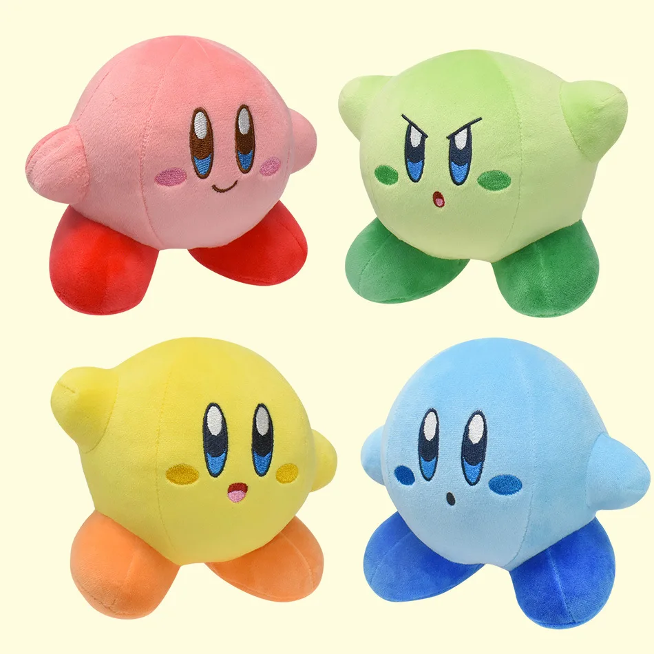4 Nintendos Games Cartoon Stared Kirbys Plush Toys Wholesale