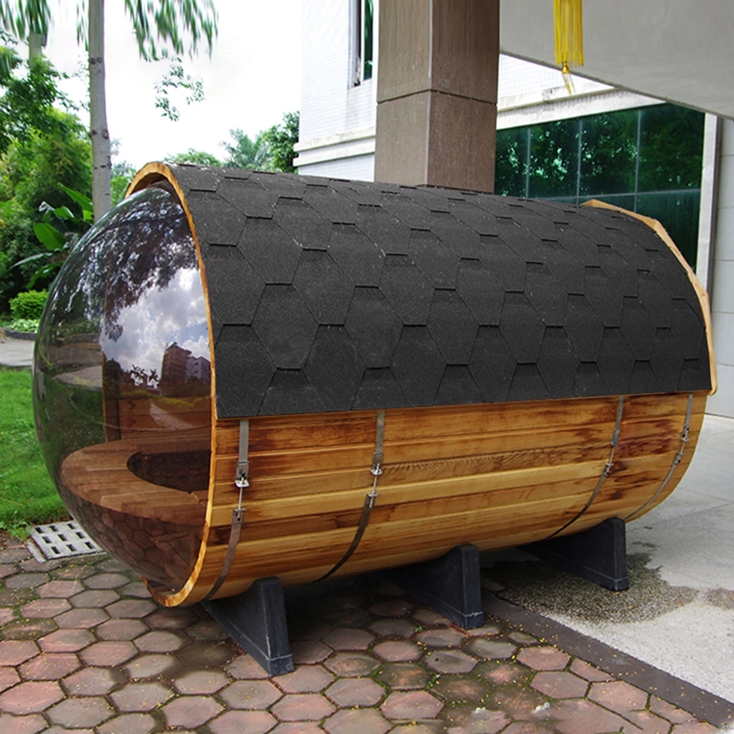 Good sale outdoor sauna home use burning stove sauna rooms with barrel sauna in USA warehouse