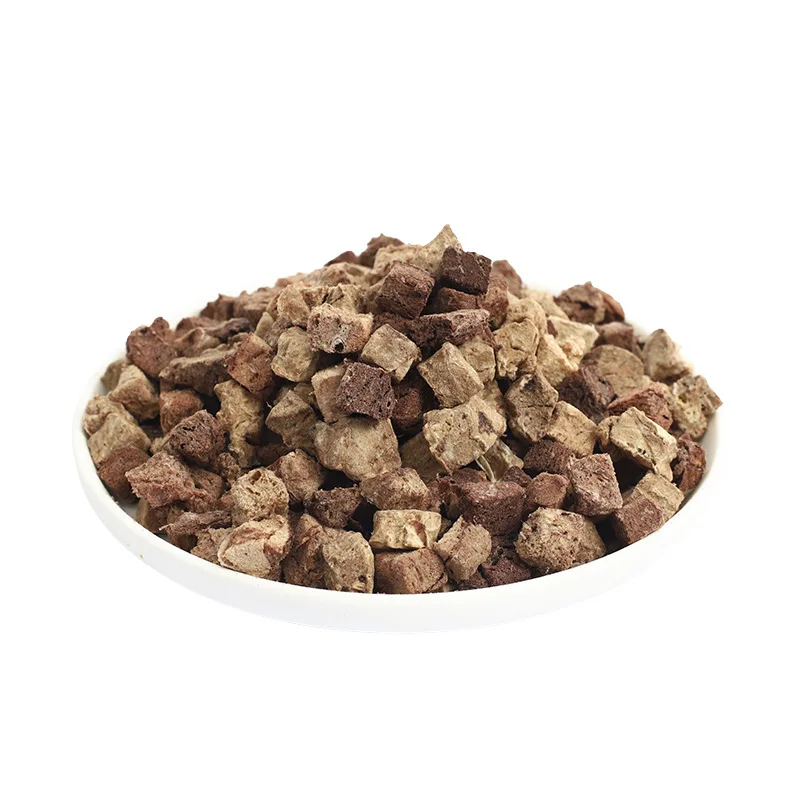 Qingdao OEM Freeze-dried food cat high quality Freeze dry bovine lung pet snack