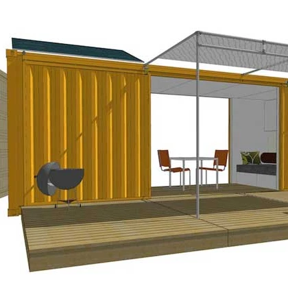 China Wholesale Cheap Price Prefab House with Bathroom and Kitchen Home Container House