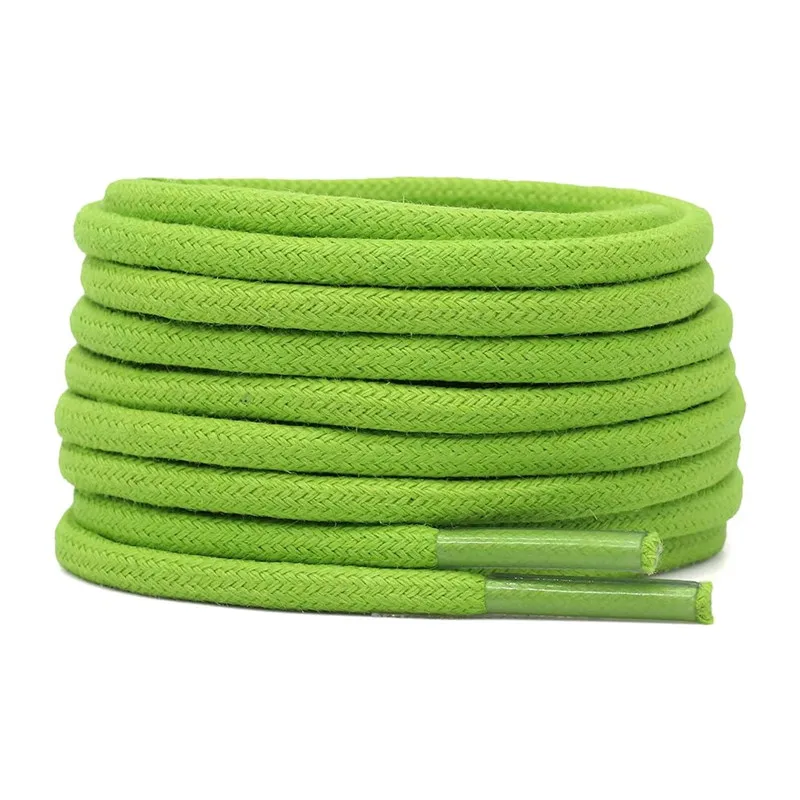 Yrunfeety New 100% Waxed Cotton Shoe Laces 2.5MM Thick Round Wax Cotton Lace Dress Shoes for Casual Leather Shoelaces 27 Colors