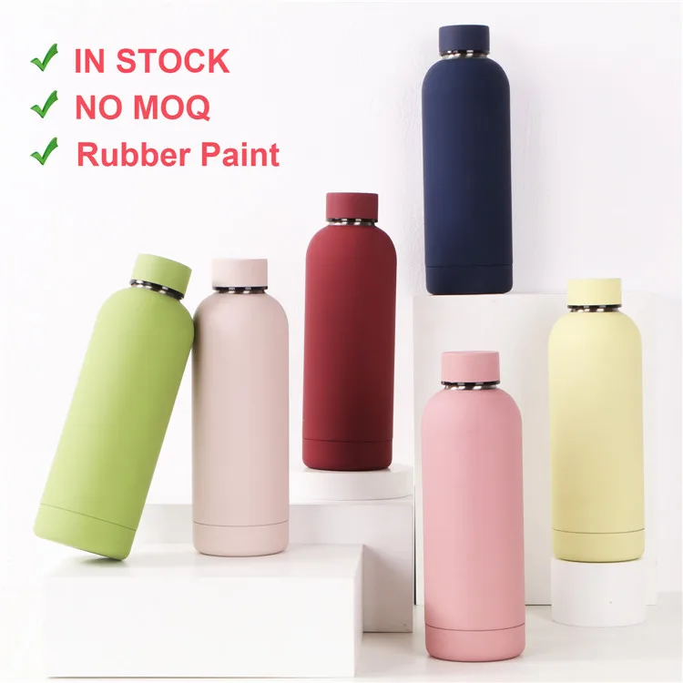 Wholesale 500 Ml Drinking Metal Insulated Double Wall Stainless Steel Sports Water Bottle With Custom Logo