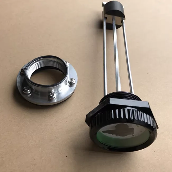 RV silent generator set bottom tank mechanical fuel gauge, metal aluminum alloy oil float oil gauge