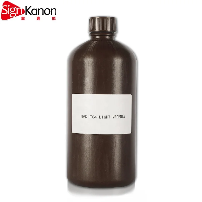 Excellent quality pigment led uv printer cmykw Ricoh gen5 uv ink with cheap price