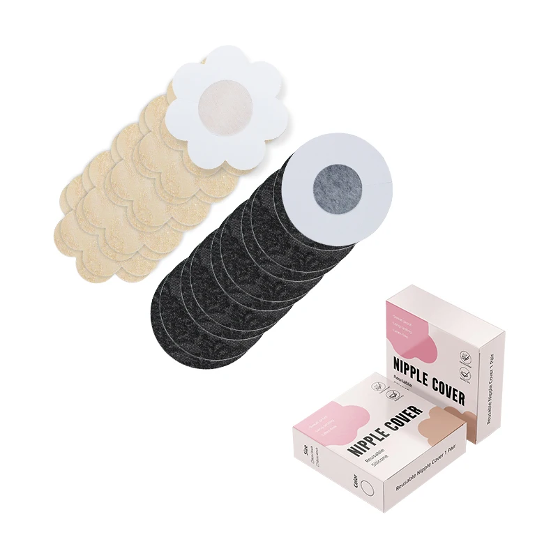 INVISFEEL light nipple cover 7.5cm medical grade lace non-woven nipple sticker underwear accessories