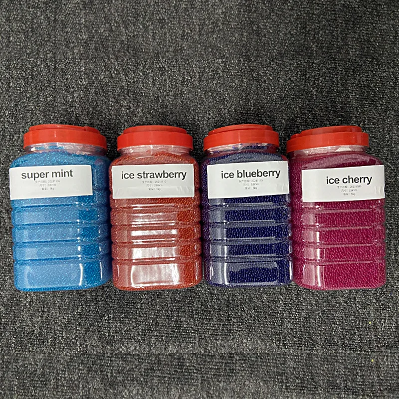 Mix Fruit Flavor Menthol Capsule Mint Beads Explosion Cigarette Pops Crush Ball Filter For Smoking