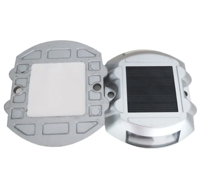 Led Aluminium solar road stud flashing light