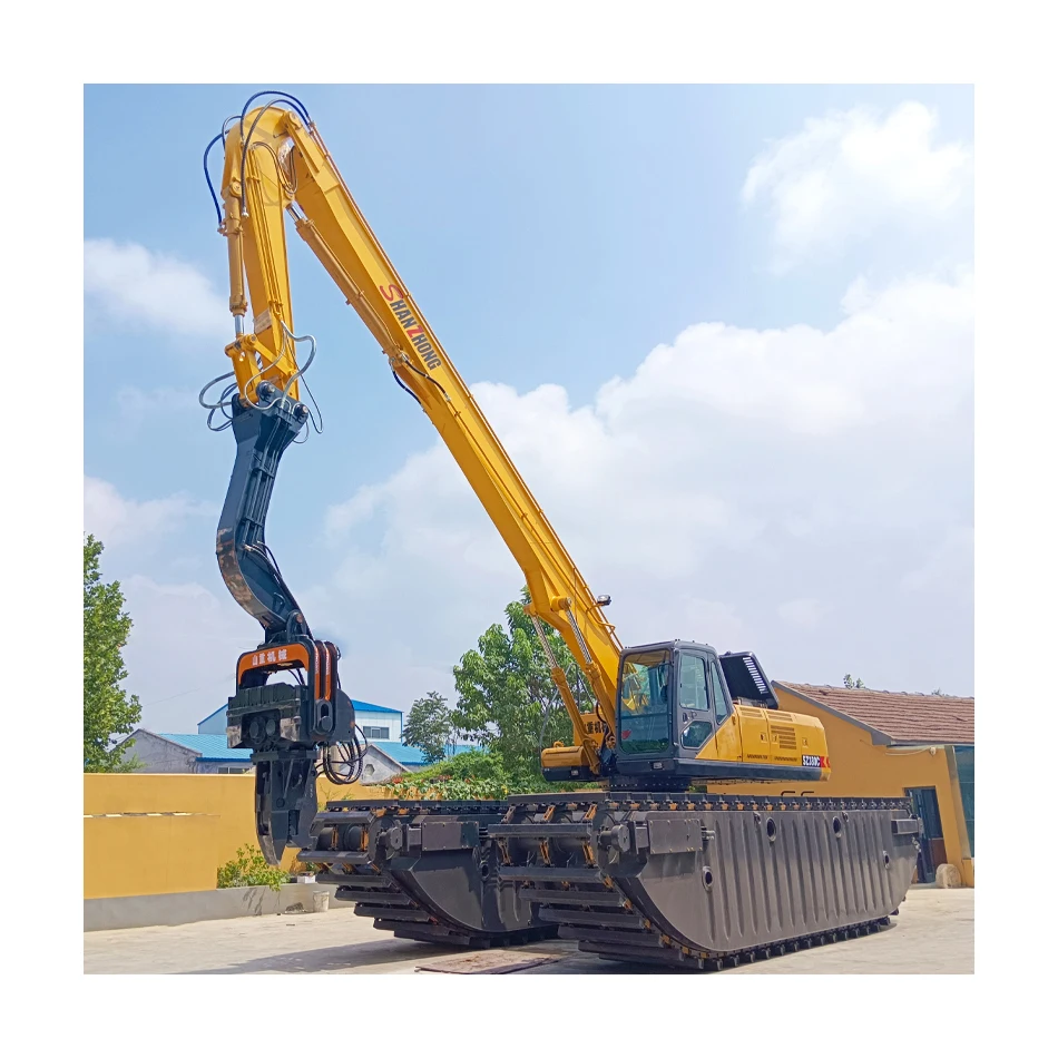 Shanzhong swamp amphibious dredger Sand dredger SZ380C multipurpose excavator for sale