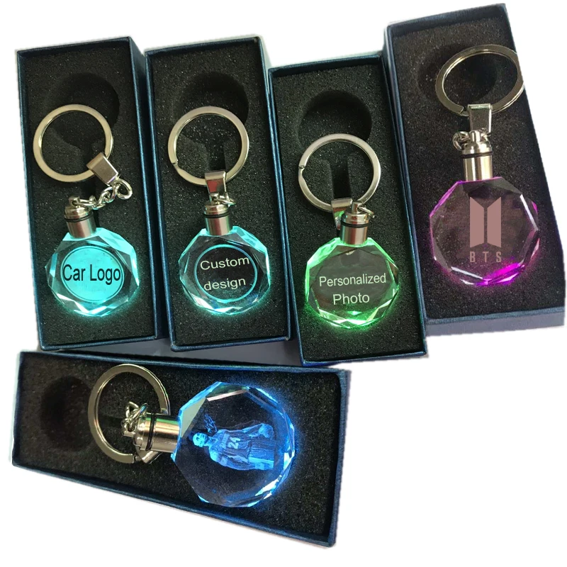 New 3d engraved led Flag keychain self defense keychain with custom flag of Panama keyring