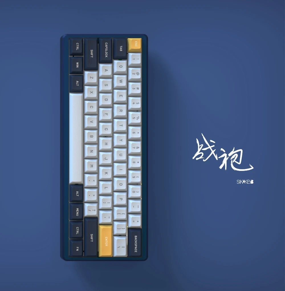 Slkakeyb 2.4g BT DIY Keyboard 61 Key Aluminum Alloy Machine Mechanical Typewriter Keyboard  For Windows Mac Android iOS