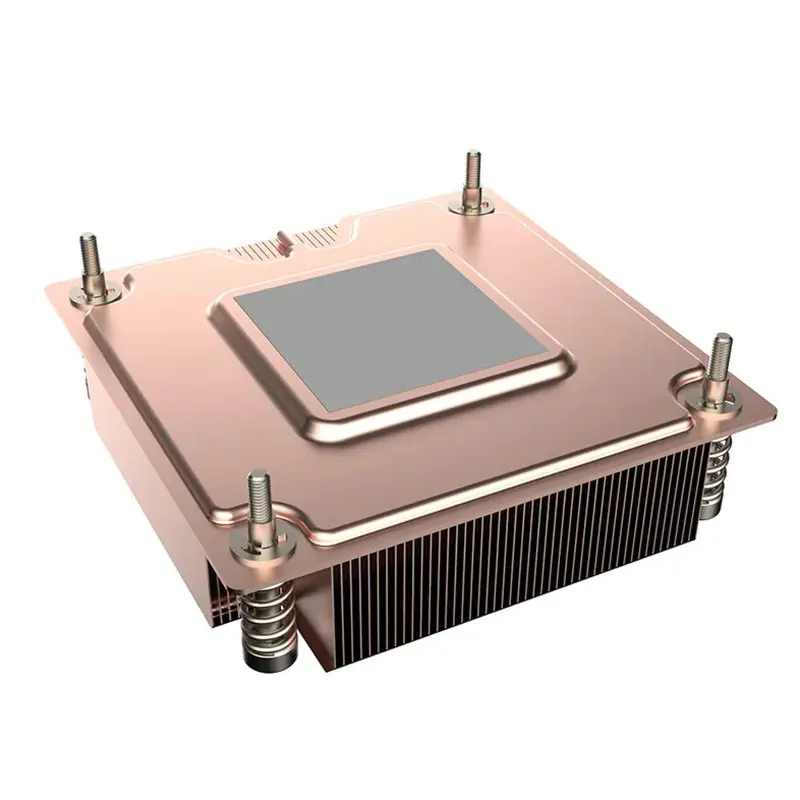 200w all-copper 1U Server CPU Cooler For Intel LGA1700 Industrial Workstation Computer Active Cooling