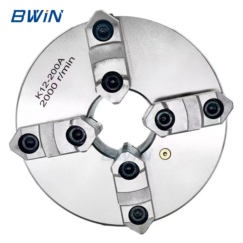 BWIN K12 80mm Mini Manual Lathe Chuck Prices Self-centering Chuck Lathe Chuck 4 Jaw 160mm 300mm 14 Inch 200mm