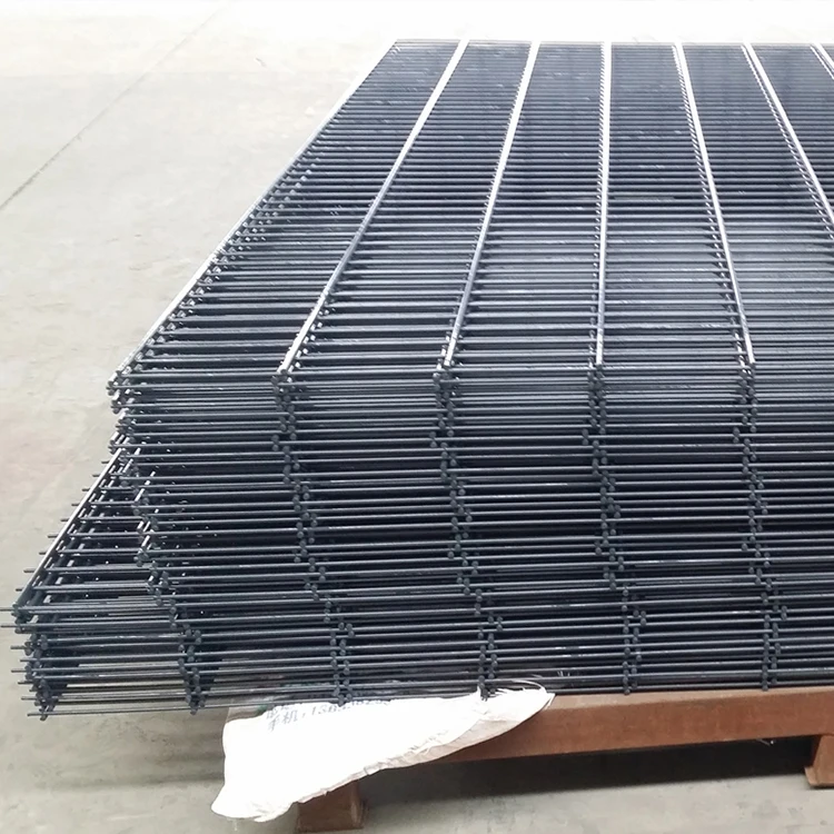 Factory sale 2d twin wire galvanized double steel welded wire mesh fence 868 panel factory welded fence