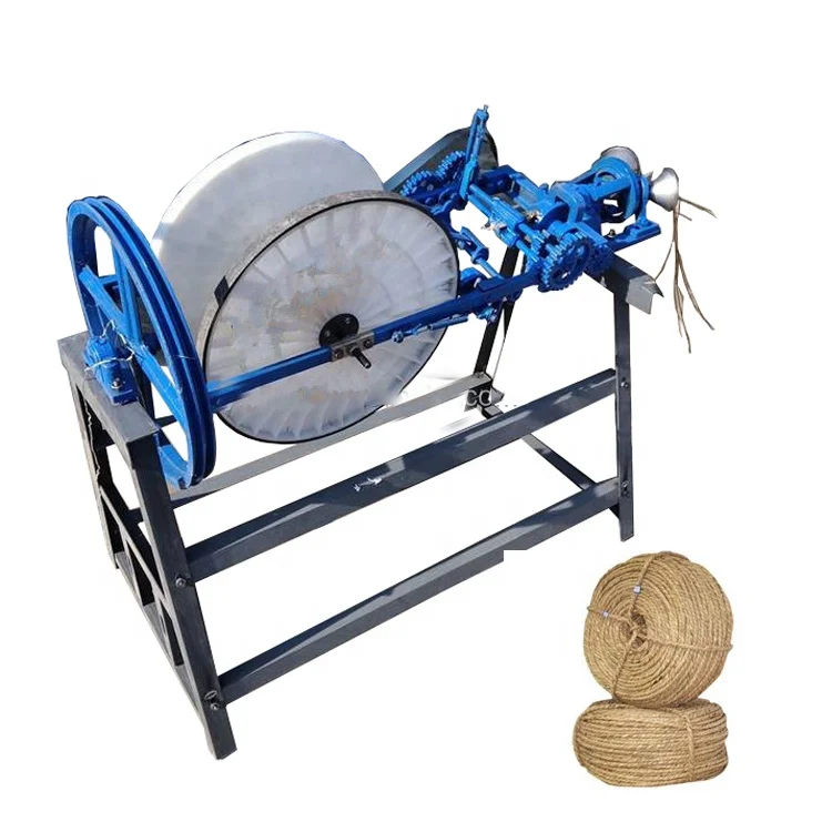 Automatic Agricultural straw rope making machine hay band spinning machine rice straw rope machine