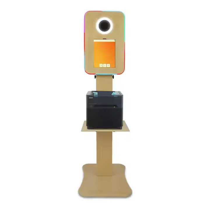 Cheap price ipad booth shell for 12.9 inch touch screen photo booth for wedding