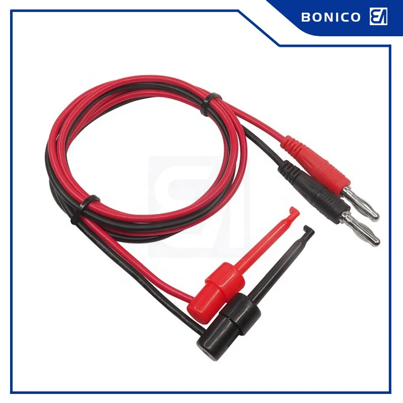 4MM Banana Plug To 58MM Test Hook For Electronic Testing Probe Test Lead