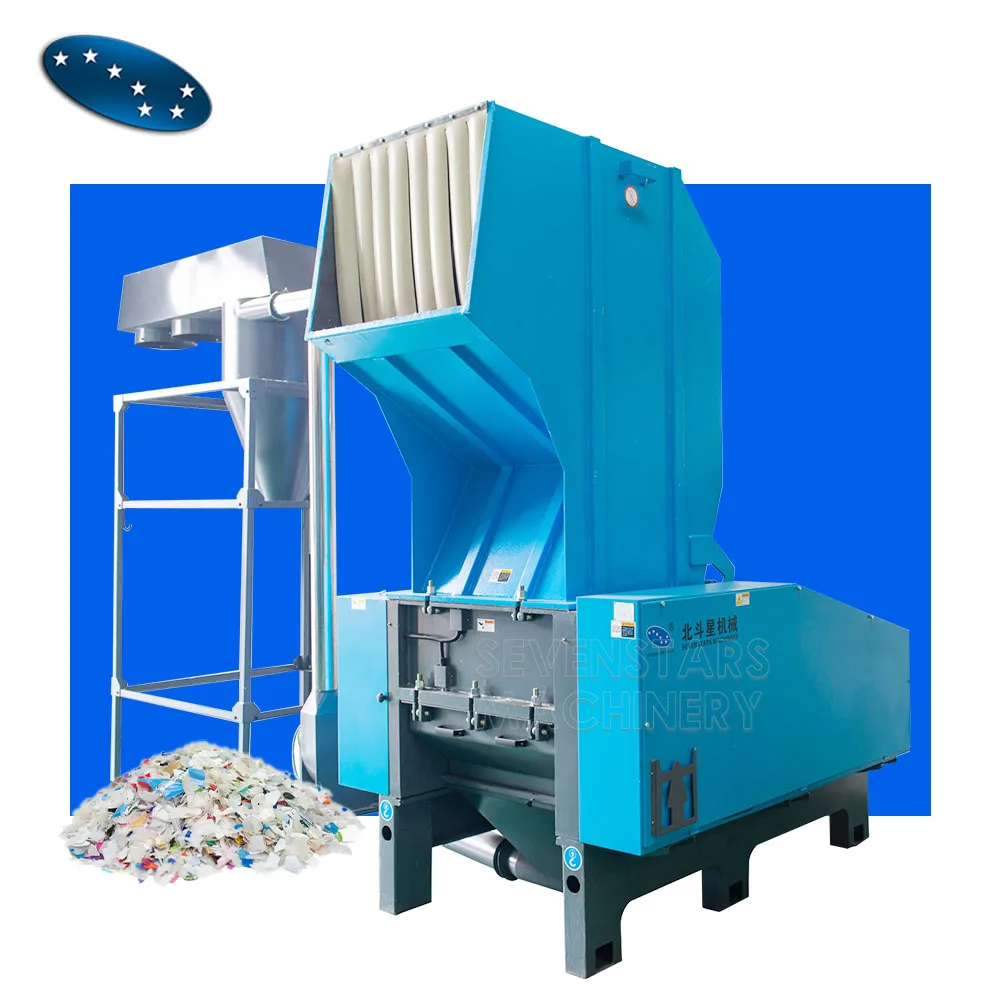 Industrial waste plastic crusher prices/fruit basket crushing griner recycling machine