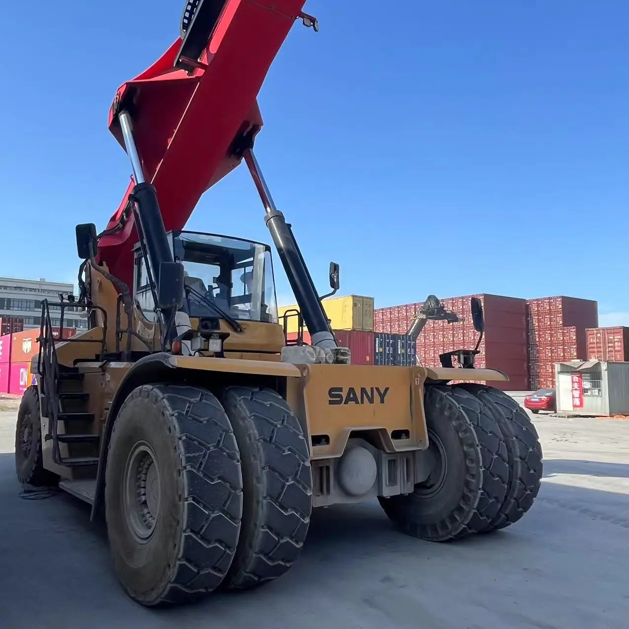 SANY Srsc45h1 Used Reach Stacker Sany Reachstacker Good Condition in Stock Cheap Price Low Price Low Hours Kalmar  Fantuzzi