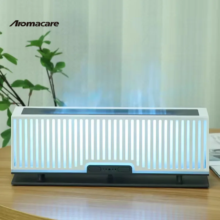 Aromacare 200Ml Air Humidifier Essential Oil 3D Fire Flame Lamp Aroma Aromatherapy Diffuser